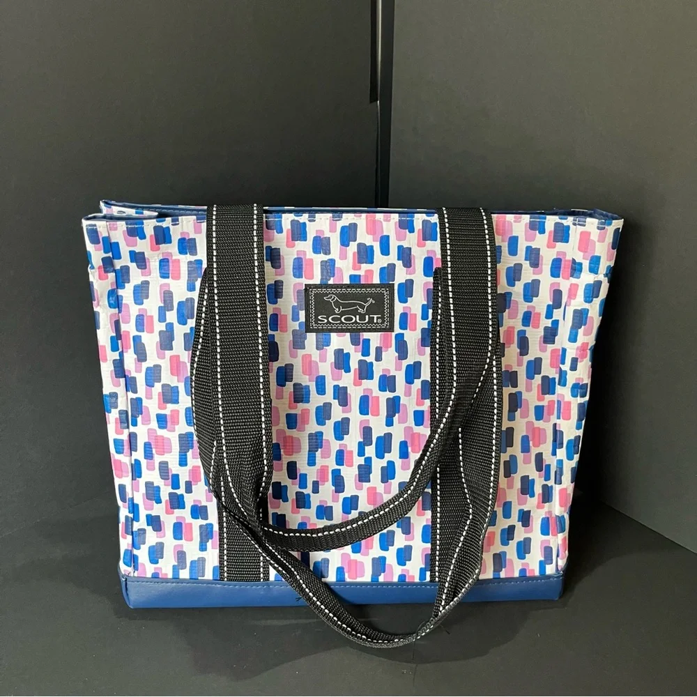 SCOUT Original Deano Tote Durable Open Top Beach Pool Bag Betty Confetti - Picture 2 of 10